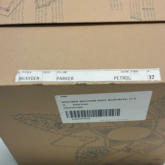 Free People Brayden Western Boot NEW WITH BOX Sz 37 US 6-6.5 - Picture 7 of 7